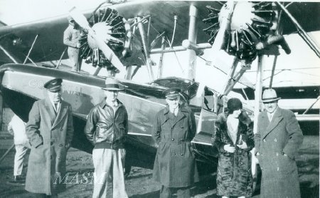 Sikorsky Amphibian Pilot Chuck O'Connor With Mr&Mrs Mackie