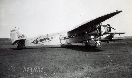 Ford Trimotor 9675 Colonial Air