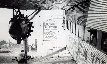 Colonial Sign From Trimotor