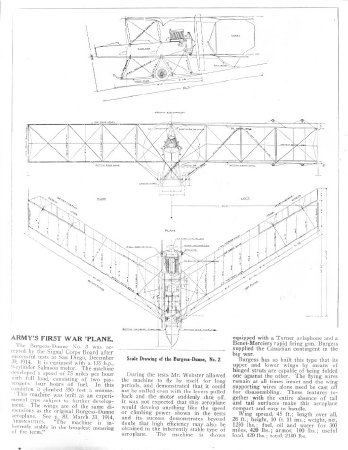 Burgess BD-3 Aeronautics 1914