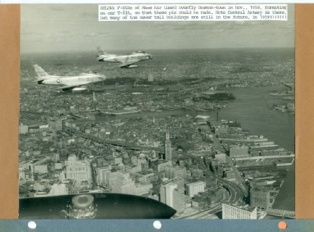 1.  F-86Hs over Boston 1959