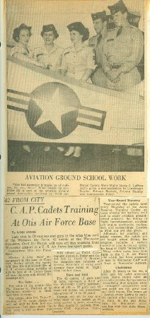Marie Lepore Aviation Ground School 1954
