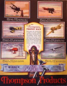Thompson Trophy Air Races 1930-1939