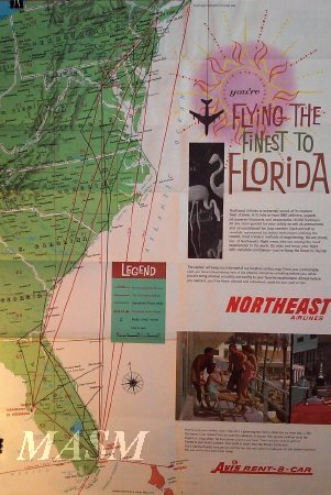 Northeast Airlines Map Reverse