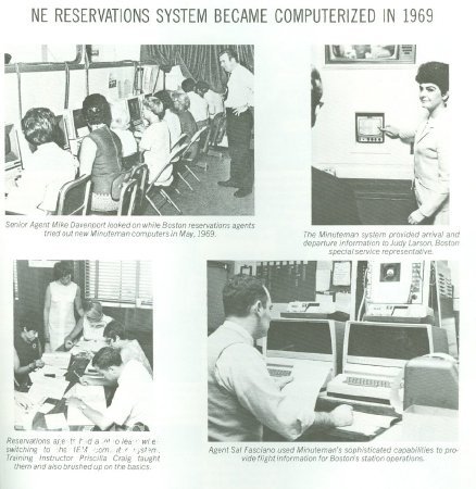 1969 Northeast Airlines Minuteman Reservations System